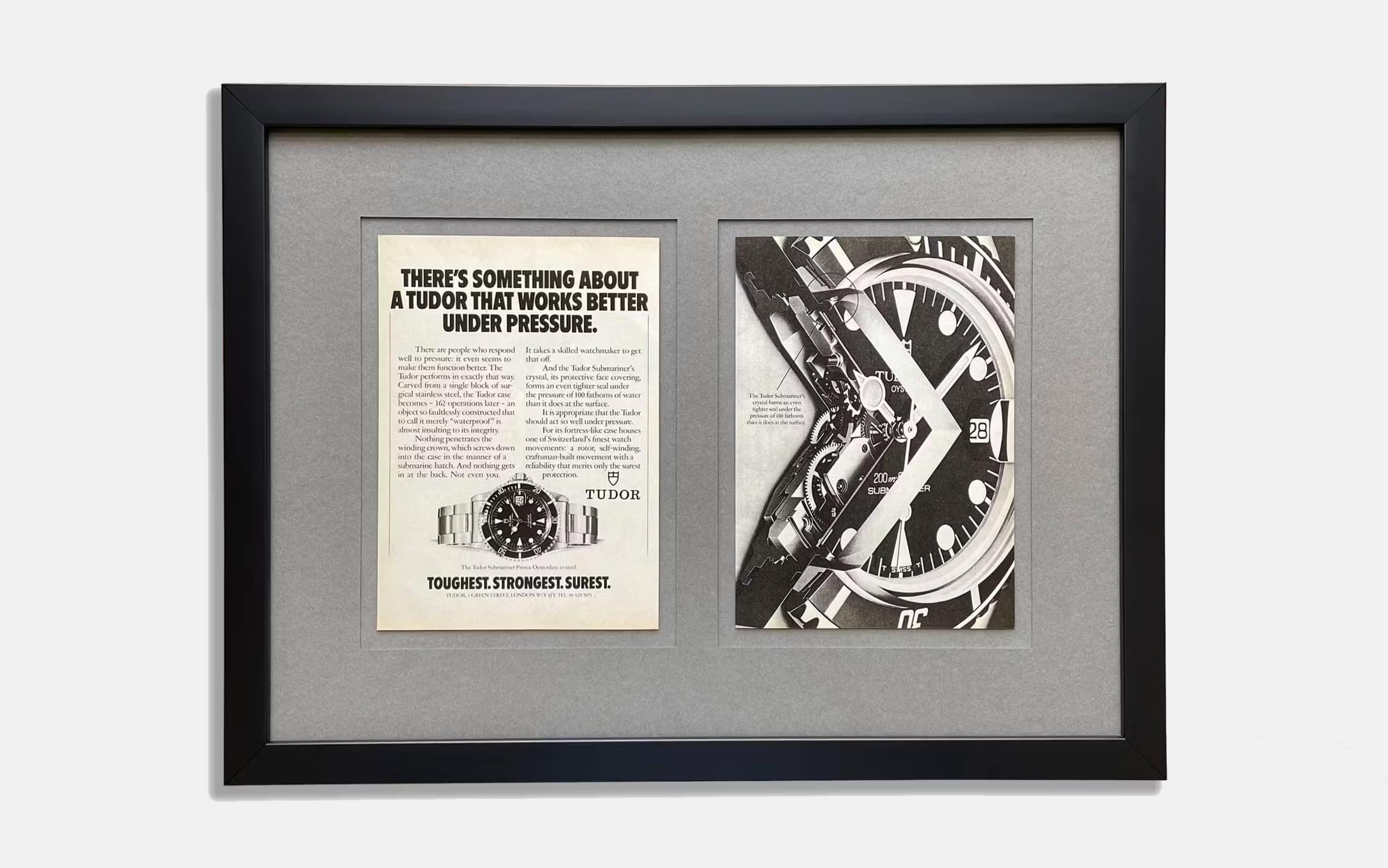 1985 Tudor Submariner Original Magazine Ad