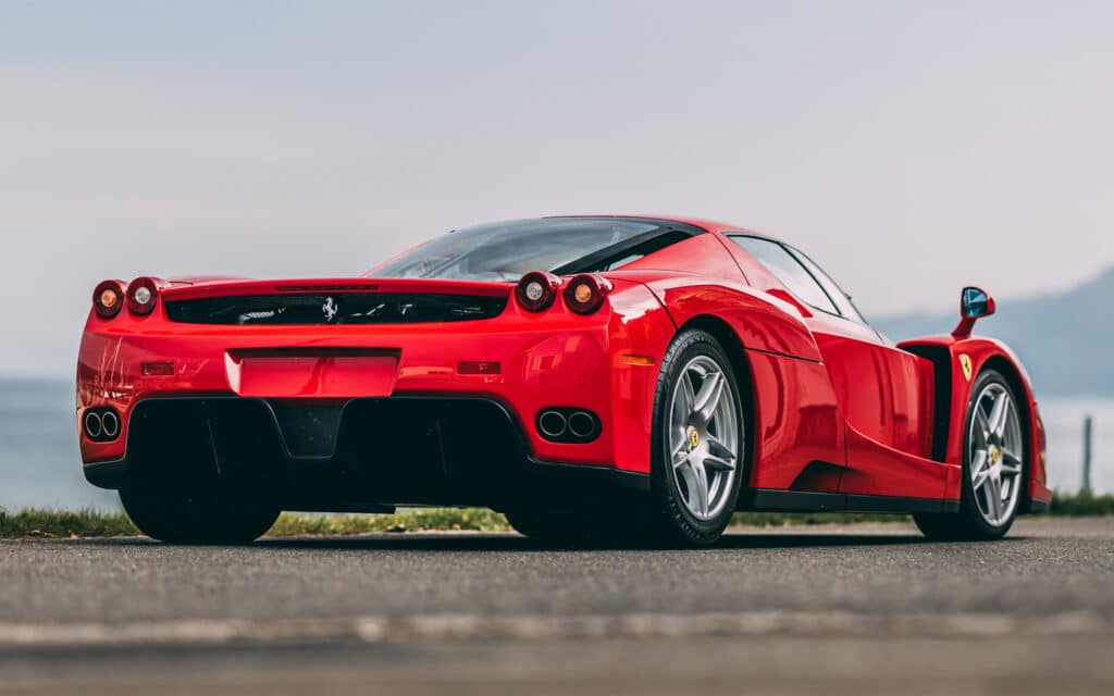 Red 2003 Ferrari Enzo Rear