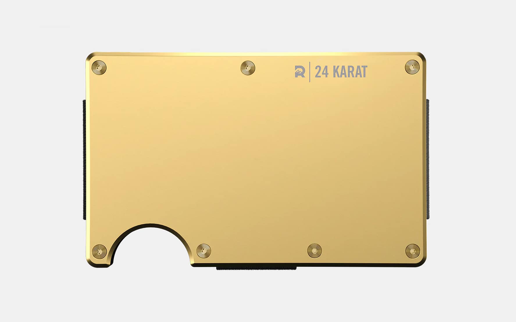 24 Karat Gold Ridge Wallet