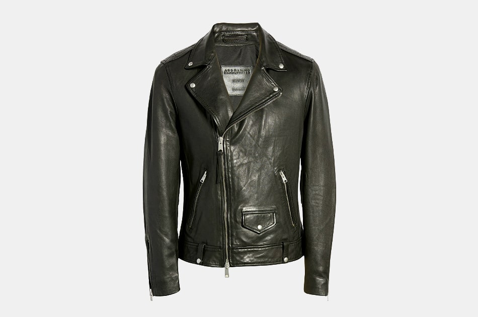 AllSaints Milo Leather Biker Jacket