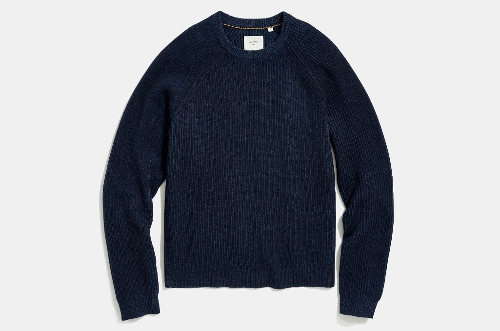 Billy Reid Fisherman Rib Crew Sweater