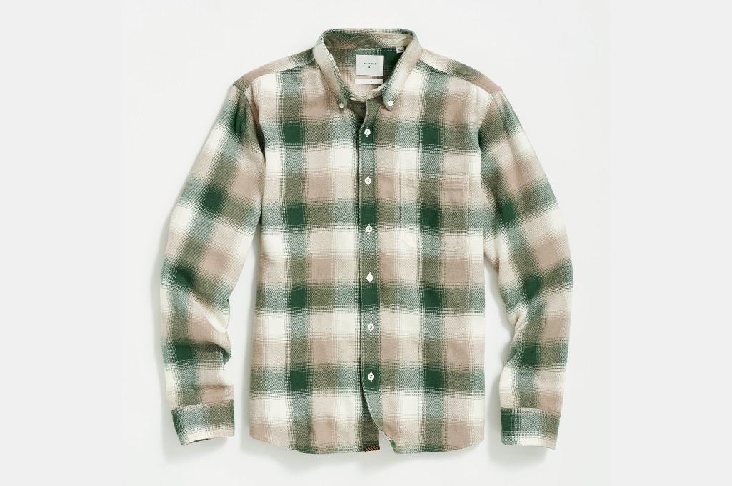 Billy Reid Flannel Bold Plaid Tuscumbia Shirt