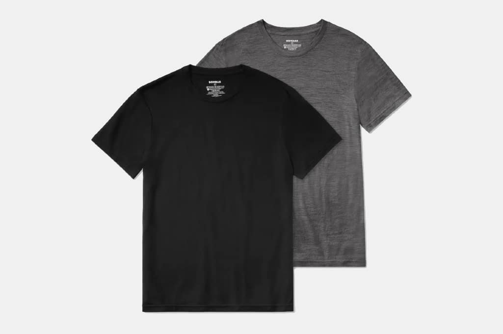 Bombas Merino Wool Blend Crew Neck Short Sleeve T-Shirt