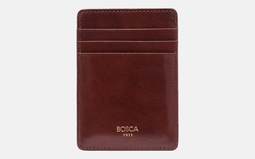 Bosca Old Leather Front Pocket Wallet