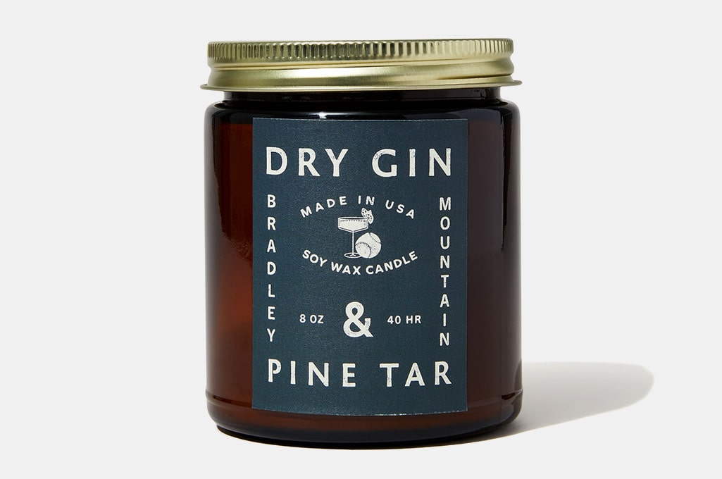 Bradley Mountain Dry Gin & Pine Tar Candle