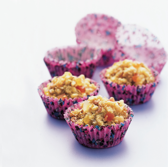 Exotic Fruit and White Chocolate Cereal Cakes