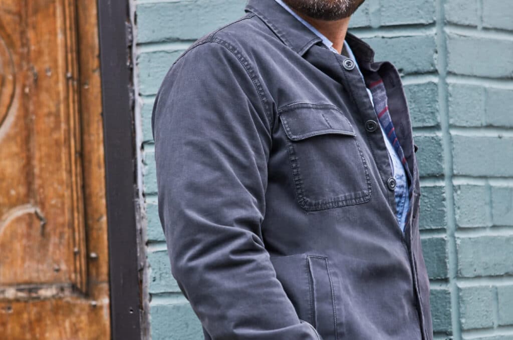 Faherty Stretch Blanket Lined CPO Shirt Jacket