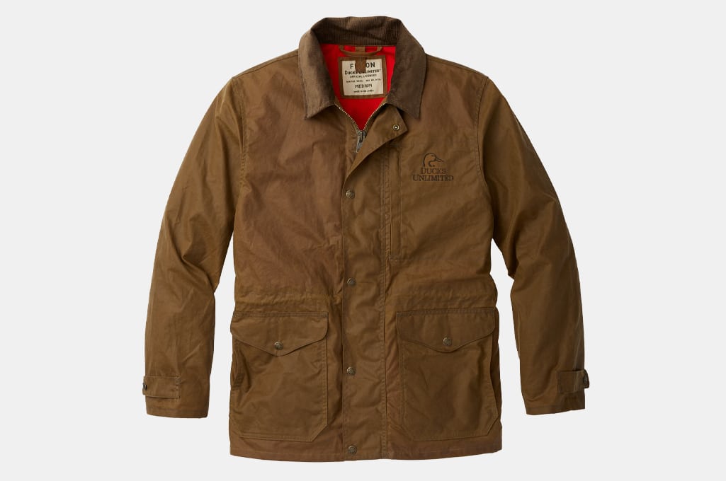 Filson Ducks Unlimited Cover Cloth Mile Marker Coat