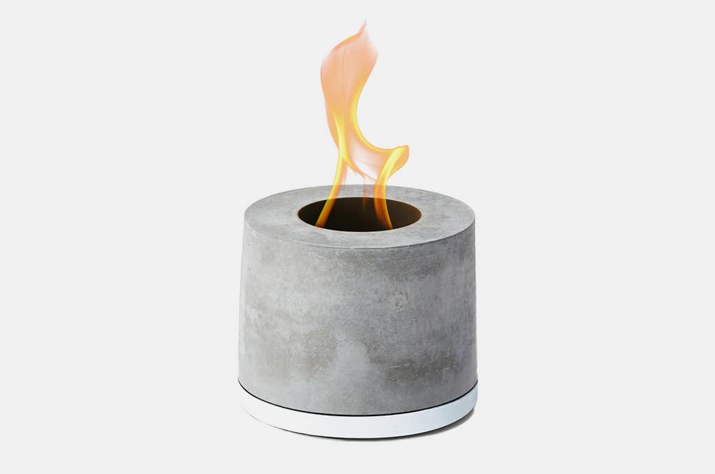 Flikr Personal Concrete Fireplace