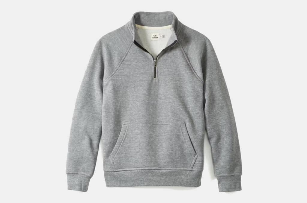 Flint and Tinder 10-Year Quarter Zip Sweatshirt