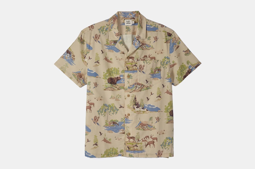 Flint and Tinder Cotton Short Sleeve Camp Shirt