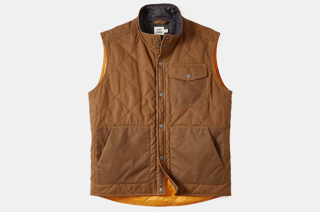 Flint and Tinder Quilted Waxed Vest