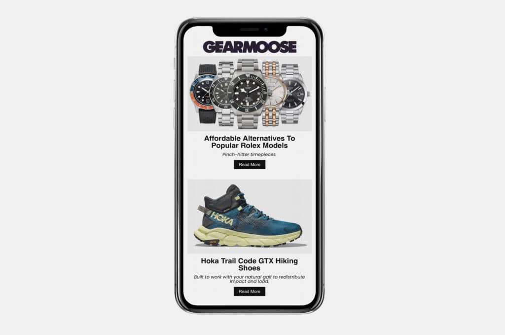 GearMoose Newsletter For Men