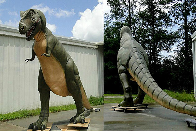 Giant T-Rex Dinosaur Sculpture