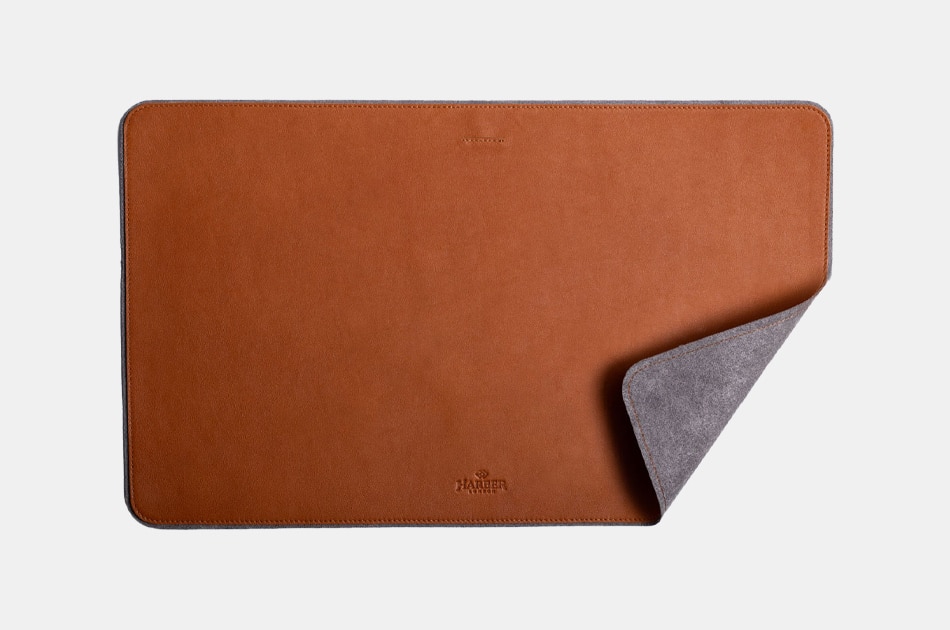 Harbor London Leather Desk Mat