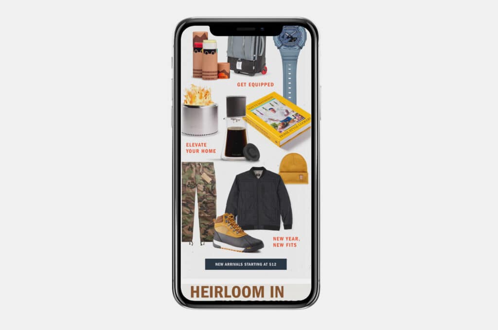 Huckberry Email Newsletter