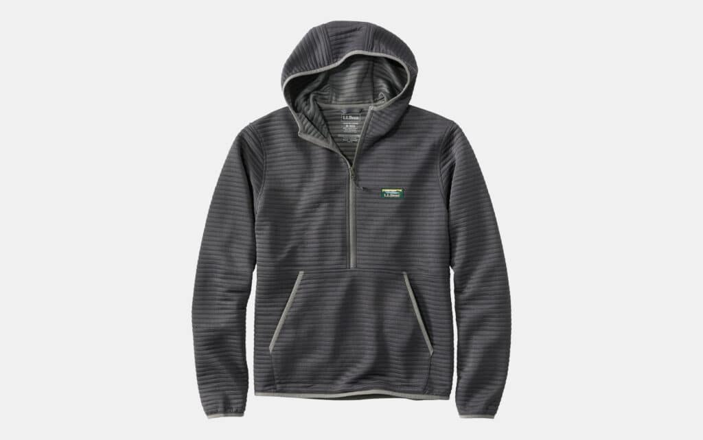 L.L. Bean Airlight Knit Half-Zip Hoodie