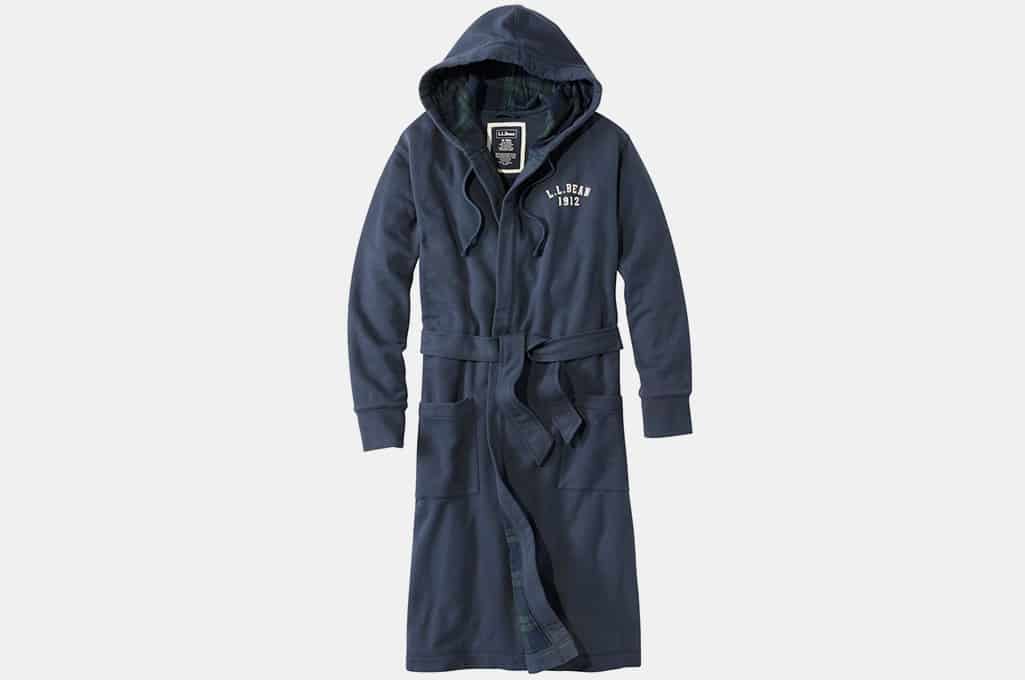 L.L. Bean Flannel-Lined Rugby Robe