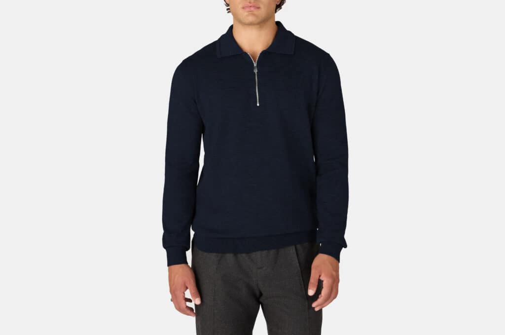 LESTRANGE Lightweight Easy Zip Sweater