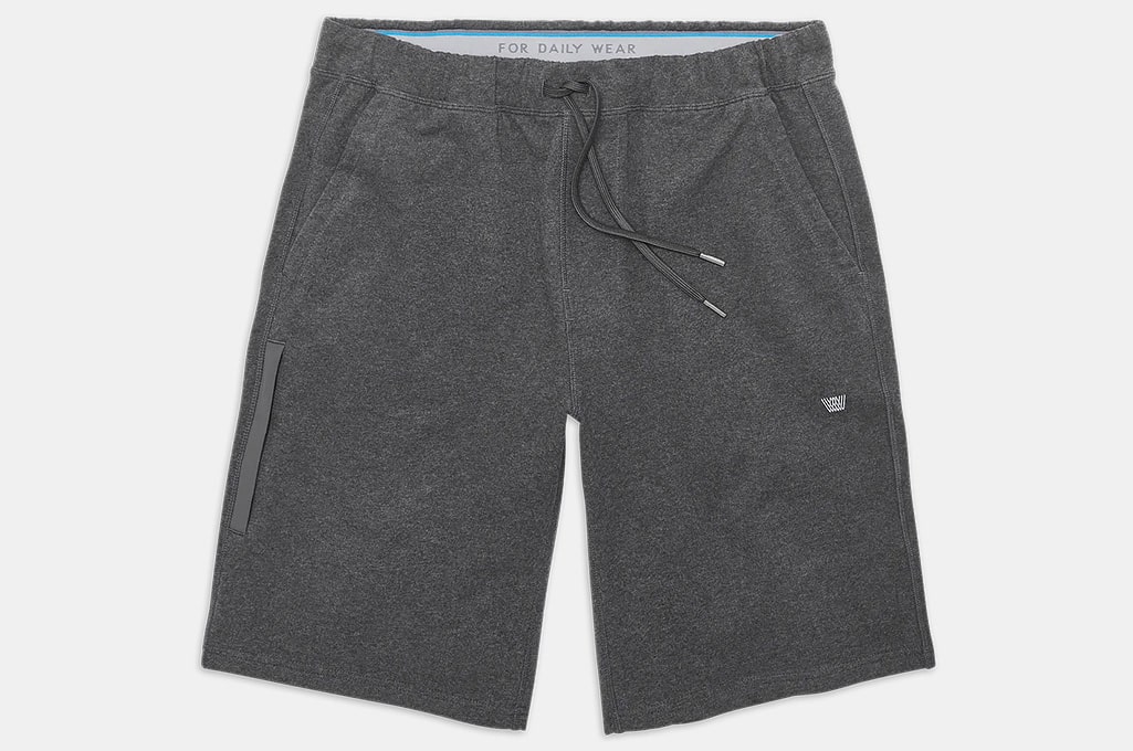 Mack Weldon Ace Sweatshort Charcoal Heather