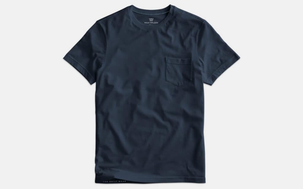 Mack Weldon Pima Crew Neck Pocket T-Shirt