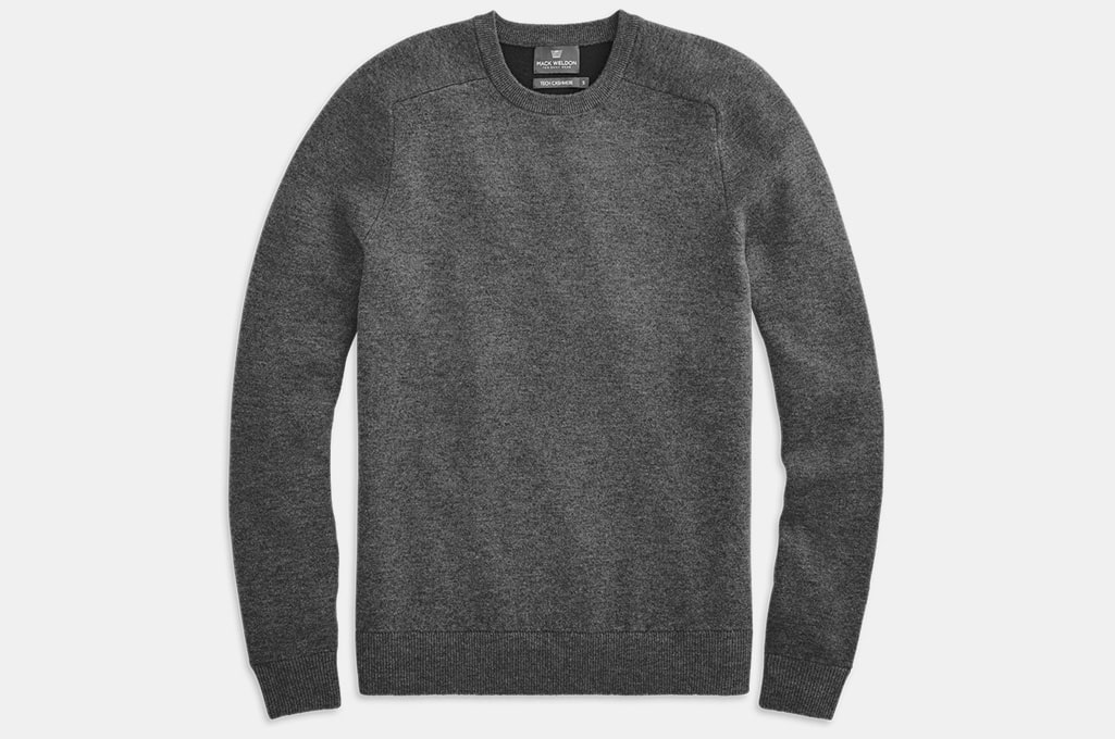 Mack Weldon Tech Cashmere Crew Neck Sweater