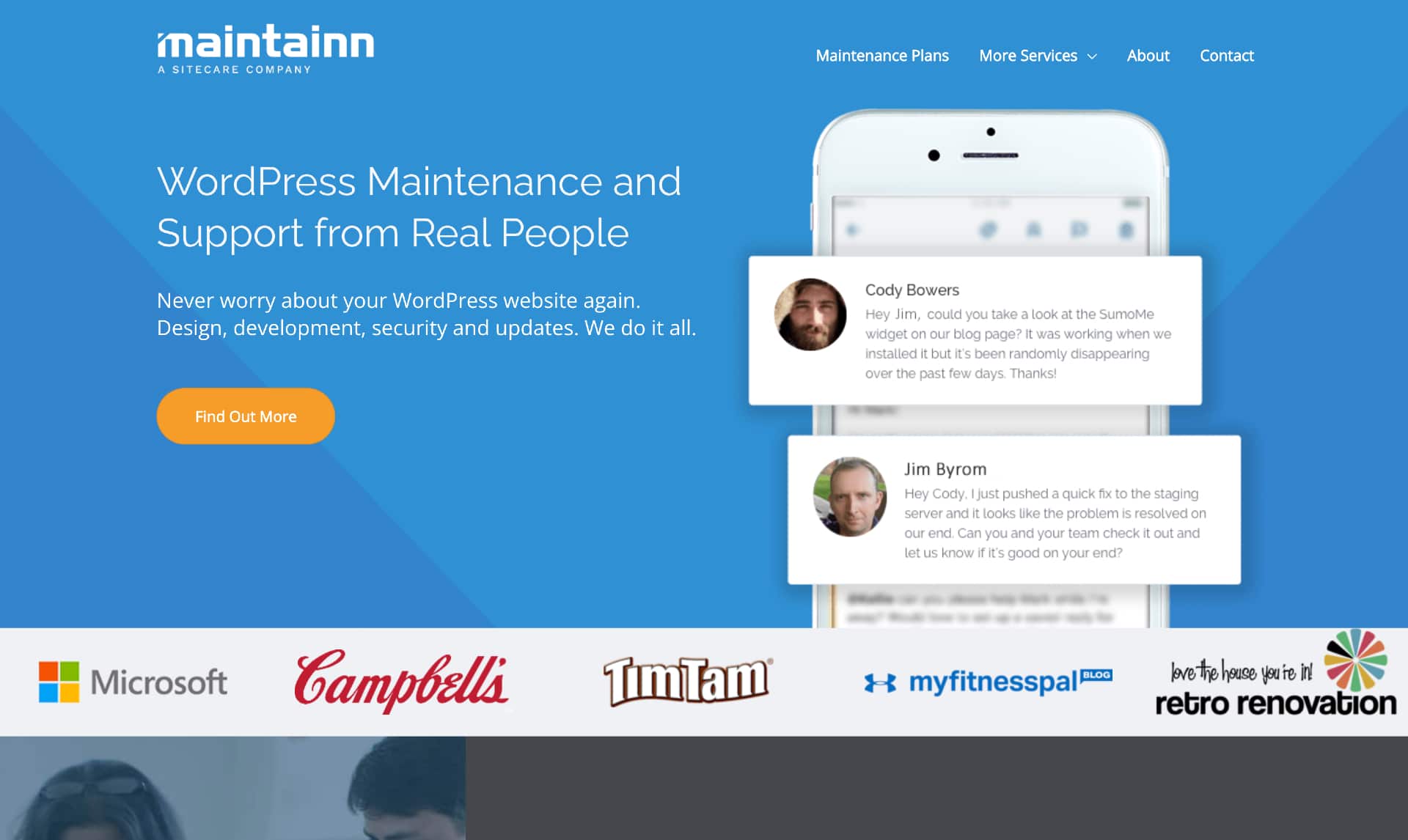 Maintainn WordPress Support