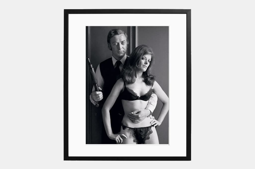 Michael Caine and Geraldine Moffat Framed Print