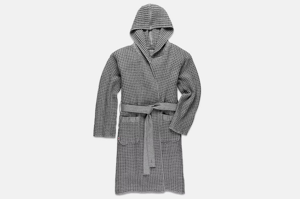 Onsen Hooded Waffle Robe