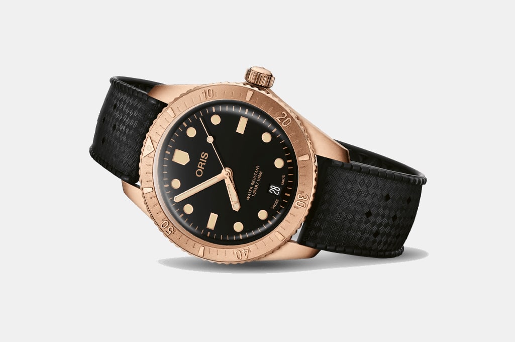 Oris Divers Sixty-Five Date in Bronze