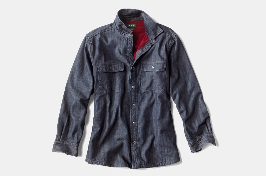 Orvis Lined Teton Denim Shirt