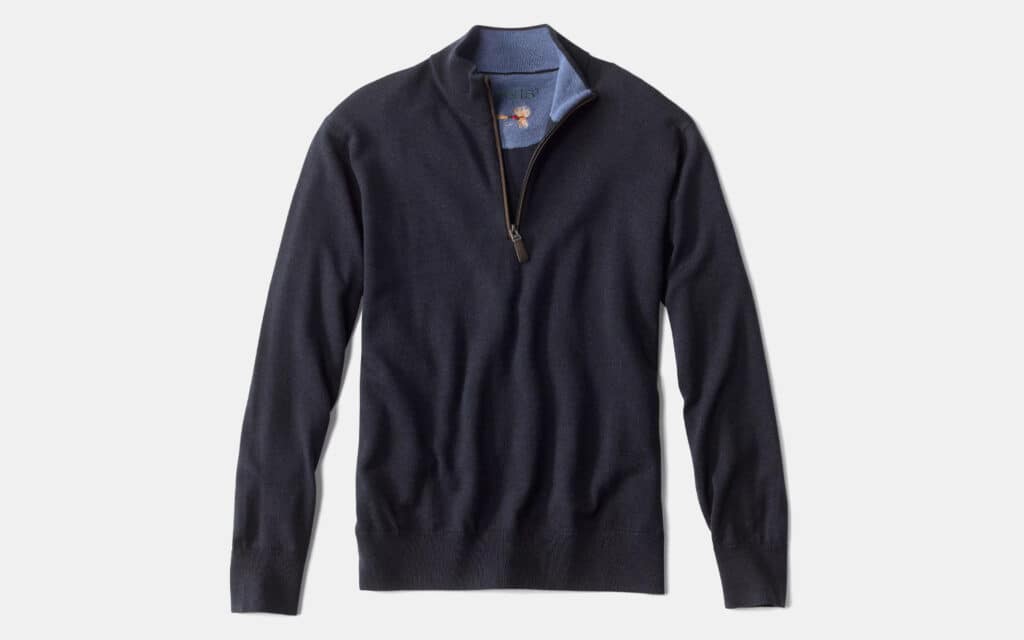 Orvis Merino Wool Quarter-Zip Sweater 2.0