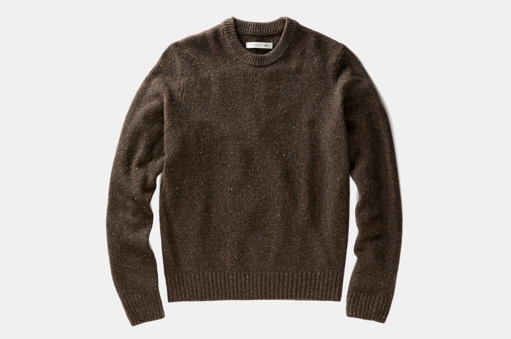 Outerknown Tomales Donegal Crewneck Sweater