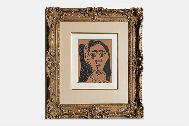 Pablo Picasso’s Jacqueline au Bandeau Woodcut