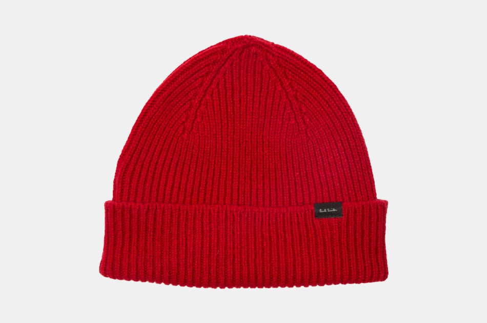 Paul Smith Cashmere and Merino Wool-Blend Beanie Hat