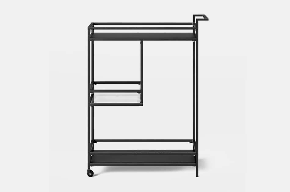 Project 62 Glasgow Metal Bar Cart