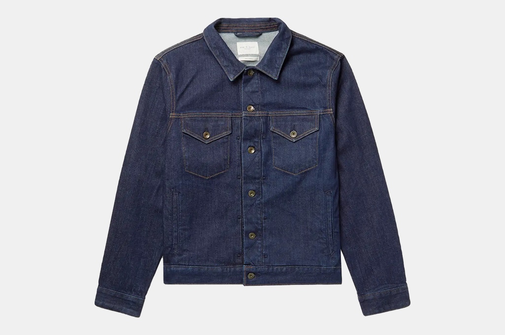 Rag & Bone Definitive Rinsed-Denim Jacket