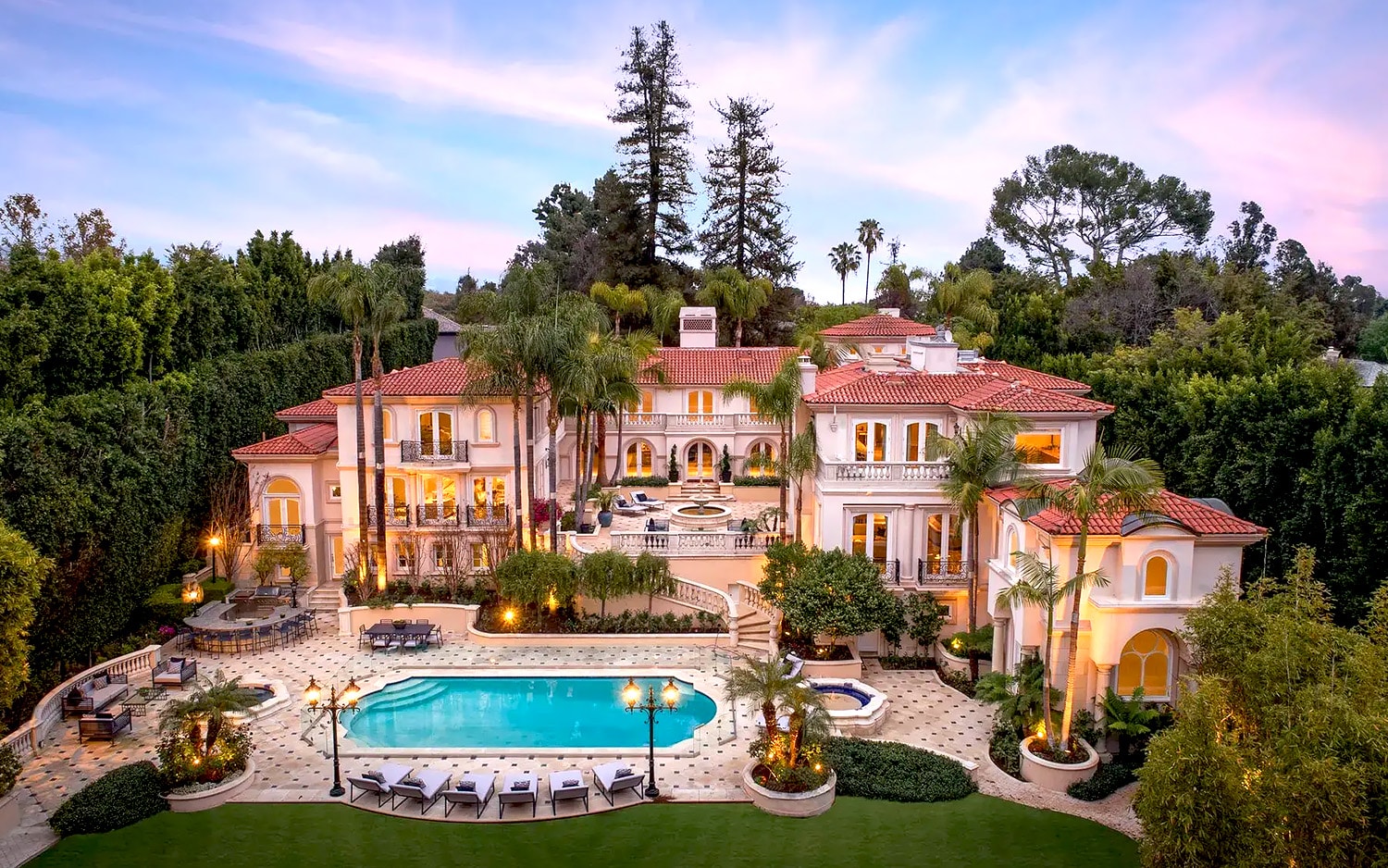 Regal East Mediterranean Style Bel Air Mansion