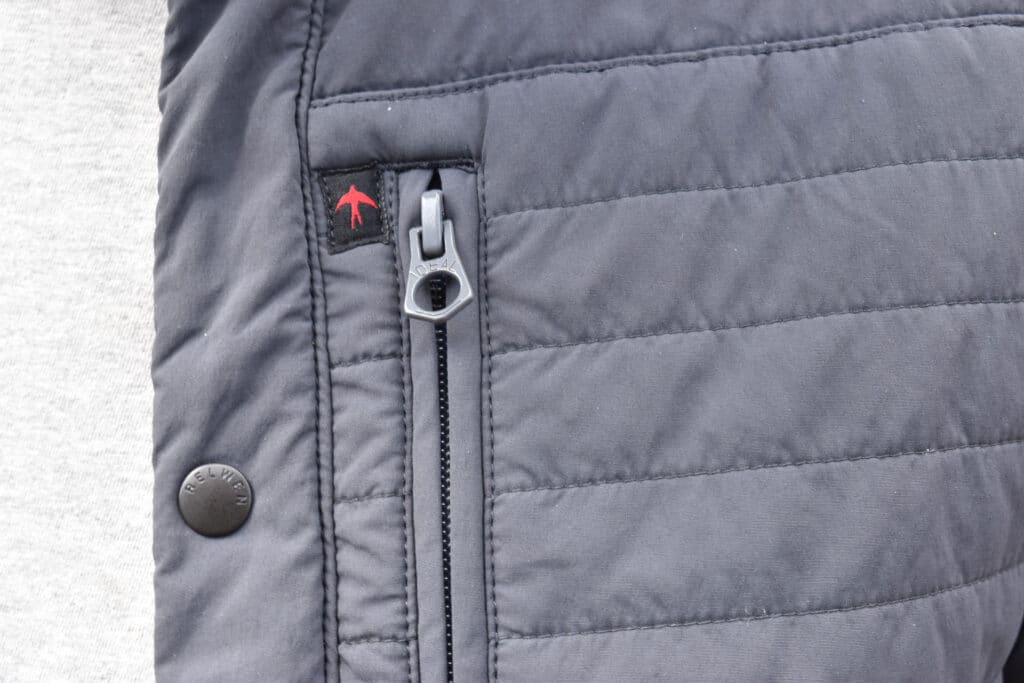 Relwen Windzip Jacket Review - Zipper