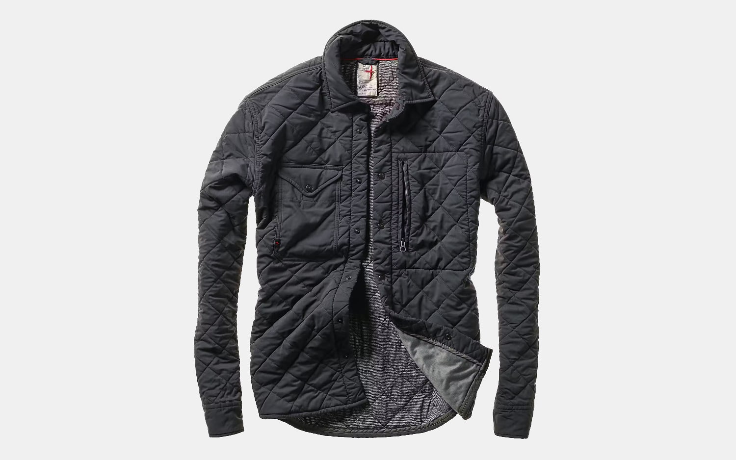 Relwen Windzip Quilted CPO Shirt Jacket