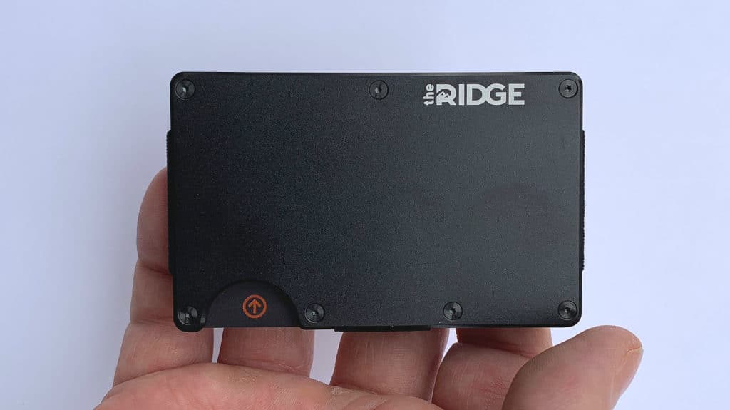 Ridge Wallet Review: Front