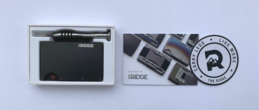 Ridge Wallet Review: Unboxing