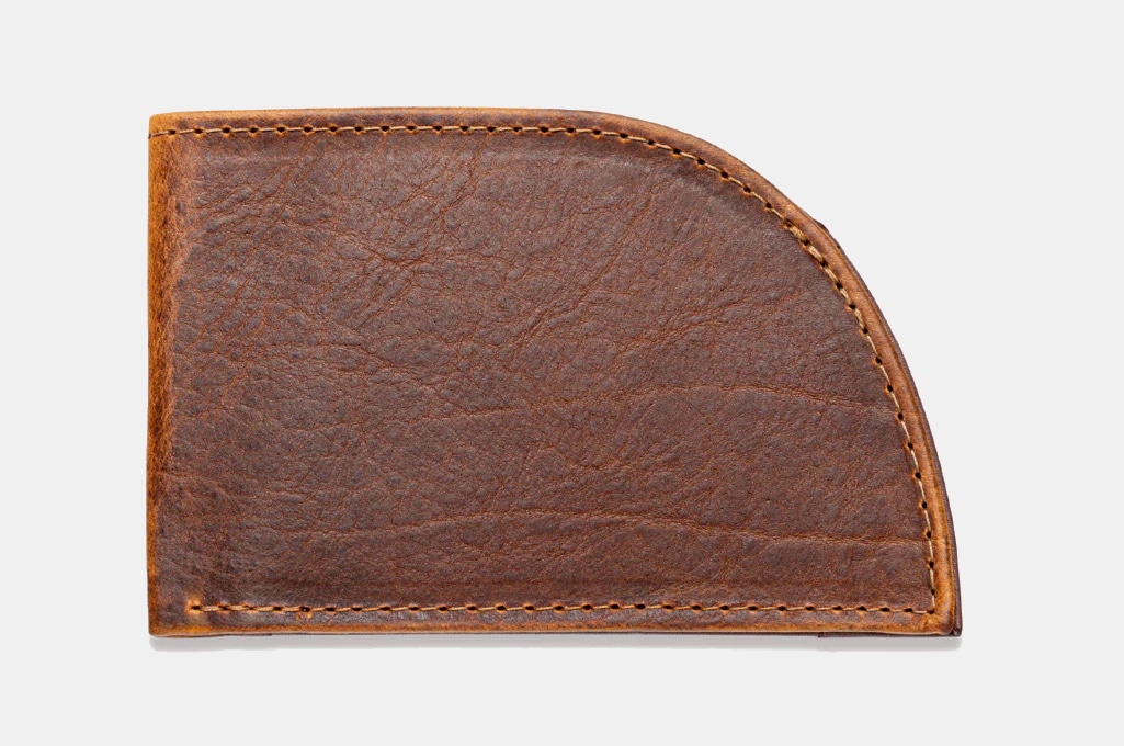 Rogue Industries American Bison Leather Front Pocket Wallet