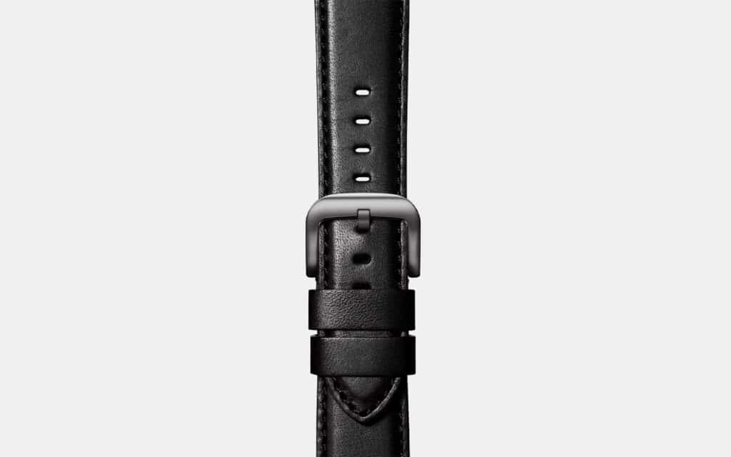 Shinola Detroit Black Leather Strap for Apple Watch