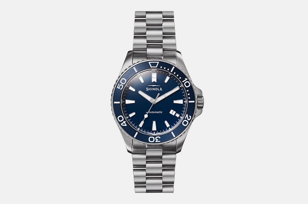 Shinola Lake Michigan Monster Automatic Navy Blue Dial