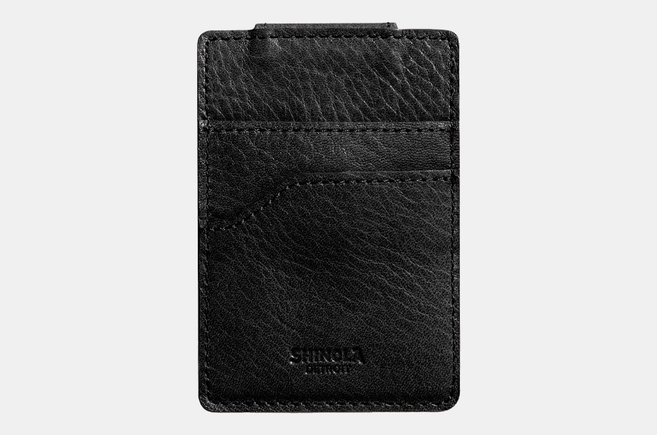 Shinola Money Clip Card Wallet