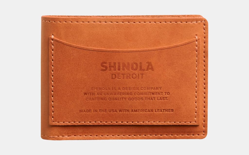 Shinola Pocket Bifold Wallet