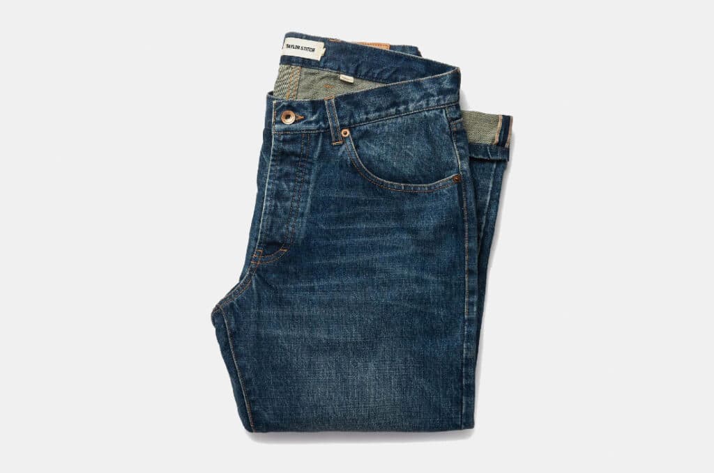 Taylor Stitch Democratic Jeans in Sawyer Wash Organic Selvage