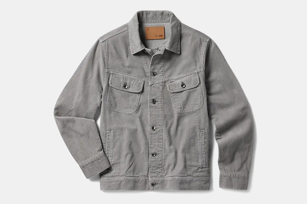 Taylor Stitch Long Haul Jacket in Steeple Grey Cord