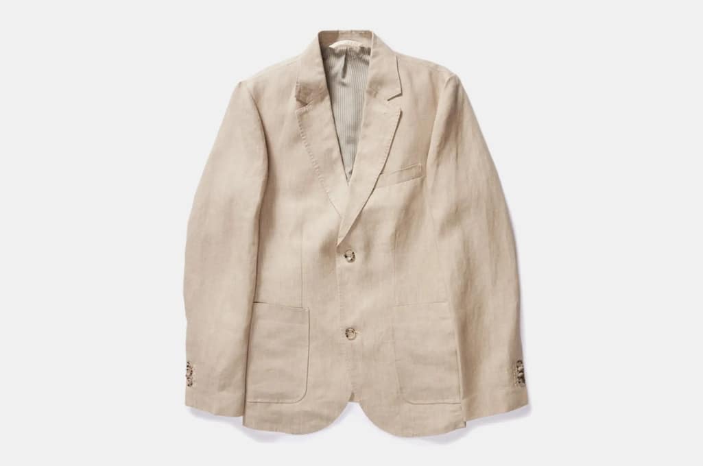 Taylor Stitch Sheffield Sport Coat in Natural Linen